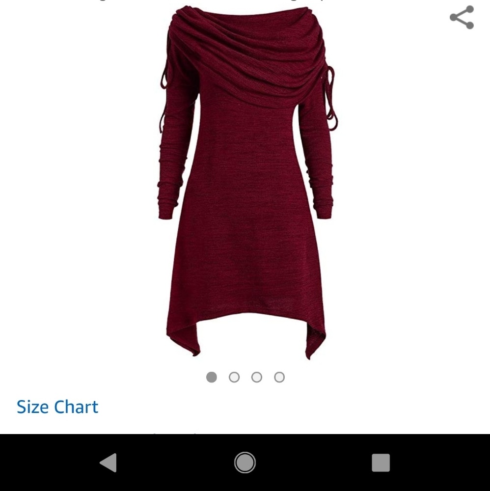 Off the shoulder dress
